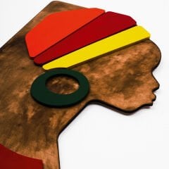 African Woman ( Afrikalı Kadın ) / Katmanlı Ahşap Tablo