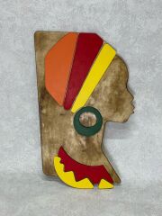 African Woman ( Afrikalı Kadın ) / Katmanlı Ahşap Tablo