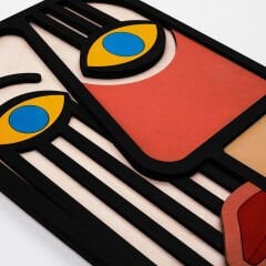 Mask 01 / Katmanlı Ahşap Tablo