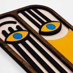 Mask 02 / Katmanlı Ahşap Tablo