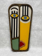 Mask 02 / Katmanlı Ahşap Tablo