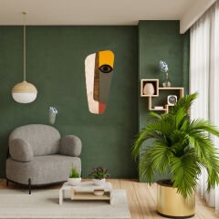 Mask 03 / Katmanlı Ahşap Tablo