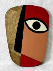 Mask 04 / Katmanlı Ahşap Tablo