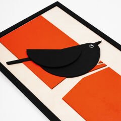 Black Bird ( Siyah Kuş ) / Katmanlı Ahşap Tablo