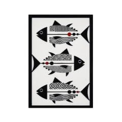 Black Fish ( Siyah Balık ) / Katmanlı Ahşap Tablo
