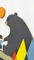 Boo & Boy  / Katmanlı Ahşap Tablo