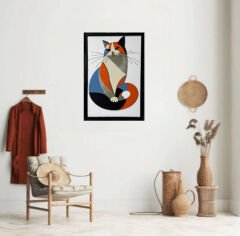 Cat  ( Kedi ) / Katmanlı Ahşap Tablo