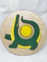 Crocodile ( Timsah ) / Katmanlı Ahşap Tablo