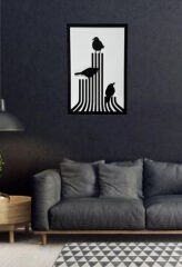 Crows  ( Kargalar )  / Katmanlı Ahşap Tablo