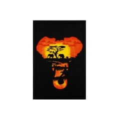 Elephant ( Fil )  / Katmanlı Ahşap Tablo