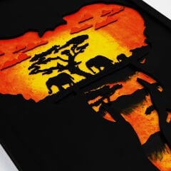 Elephant ( Fil )  / Katmanlı Ahşap Tablo