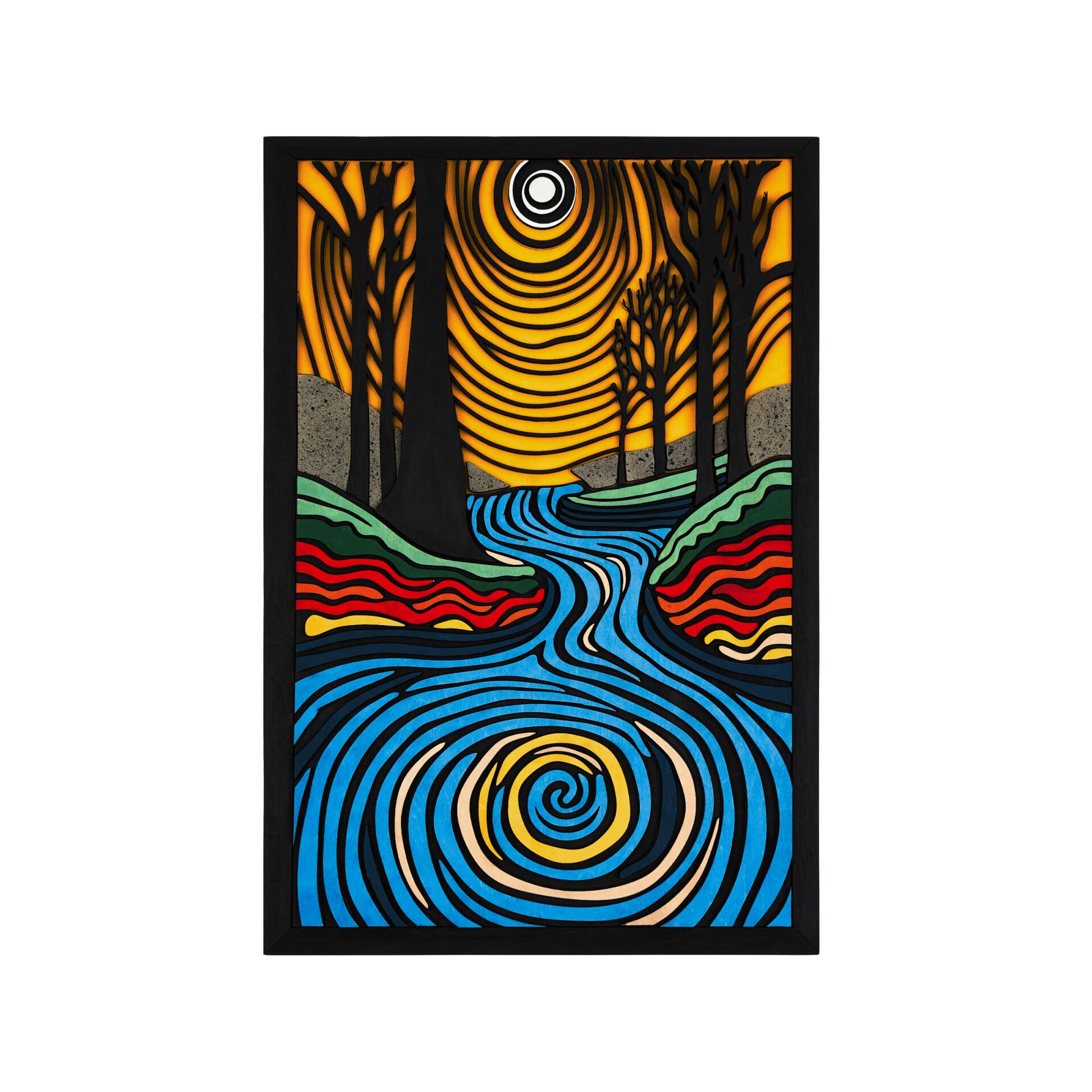 Forest  / Katmanlı Ahşap Tablo