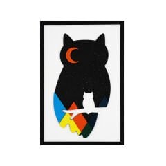 Hootsy ( Baykuş )  / Katmanlı Ahşap Tablo