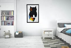 Hootsy ( Baykuş )  / Katmanlı Ahşap Tablo