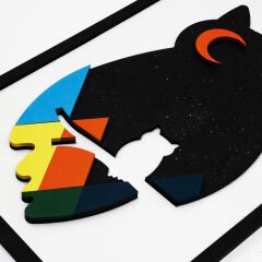 Hootsy ( Baykuş )  / Katmanlı Ahşap Tablo