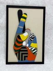 Pop Up Hand  / Katmanlı Ahşap Tablo