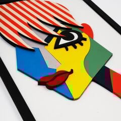 Pop Up Woman  / Katmanlı Ahşap Tablo