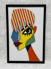 Pop Up Woman  / Katmanlı Ahşap Tablo