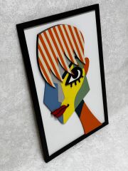 Pop Up Woman  / Katmanlı Ahşap Tablo