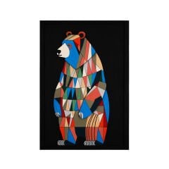 Puzzle Bear / Katmanlı Ahşap Tablo