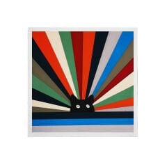 Rainbow Cat  / Katmanlı Ahşap Tablo