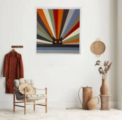 Rainbow Cat  / Katmanlı Ahşap Tablo