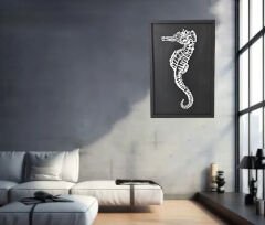 Seahorse / Katmanlı Ahşap Tablo