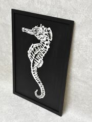Seahorse / Katmanlı Ahşap Tablo