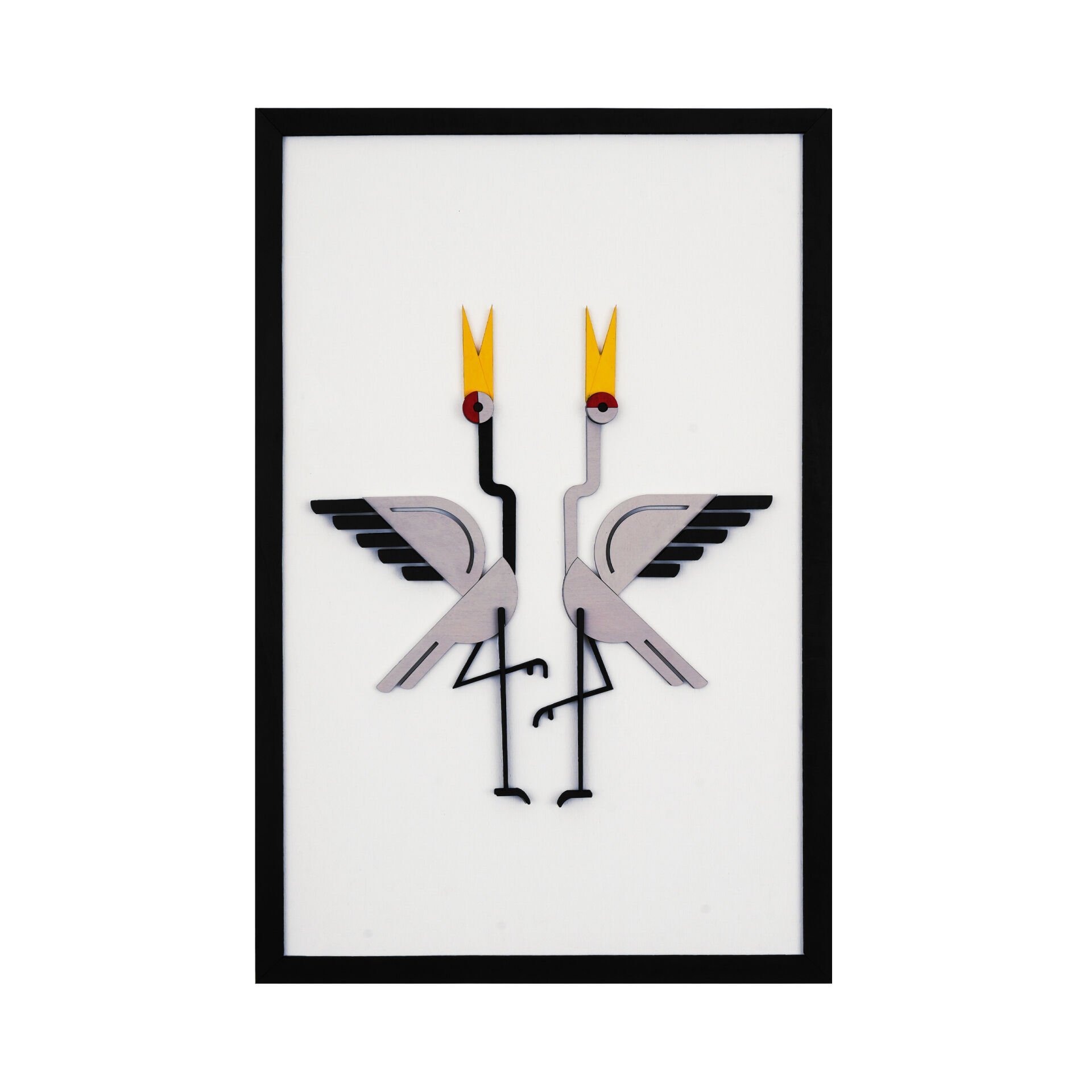 Storks ( Leylekler )  / Katmanlı Ahşap Tablo