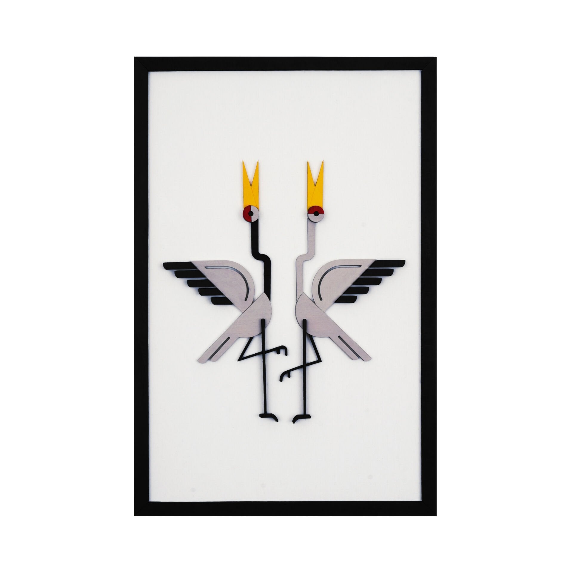 Storks ( Leylekler )  / Katmanlı Ahşap Tablo