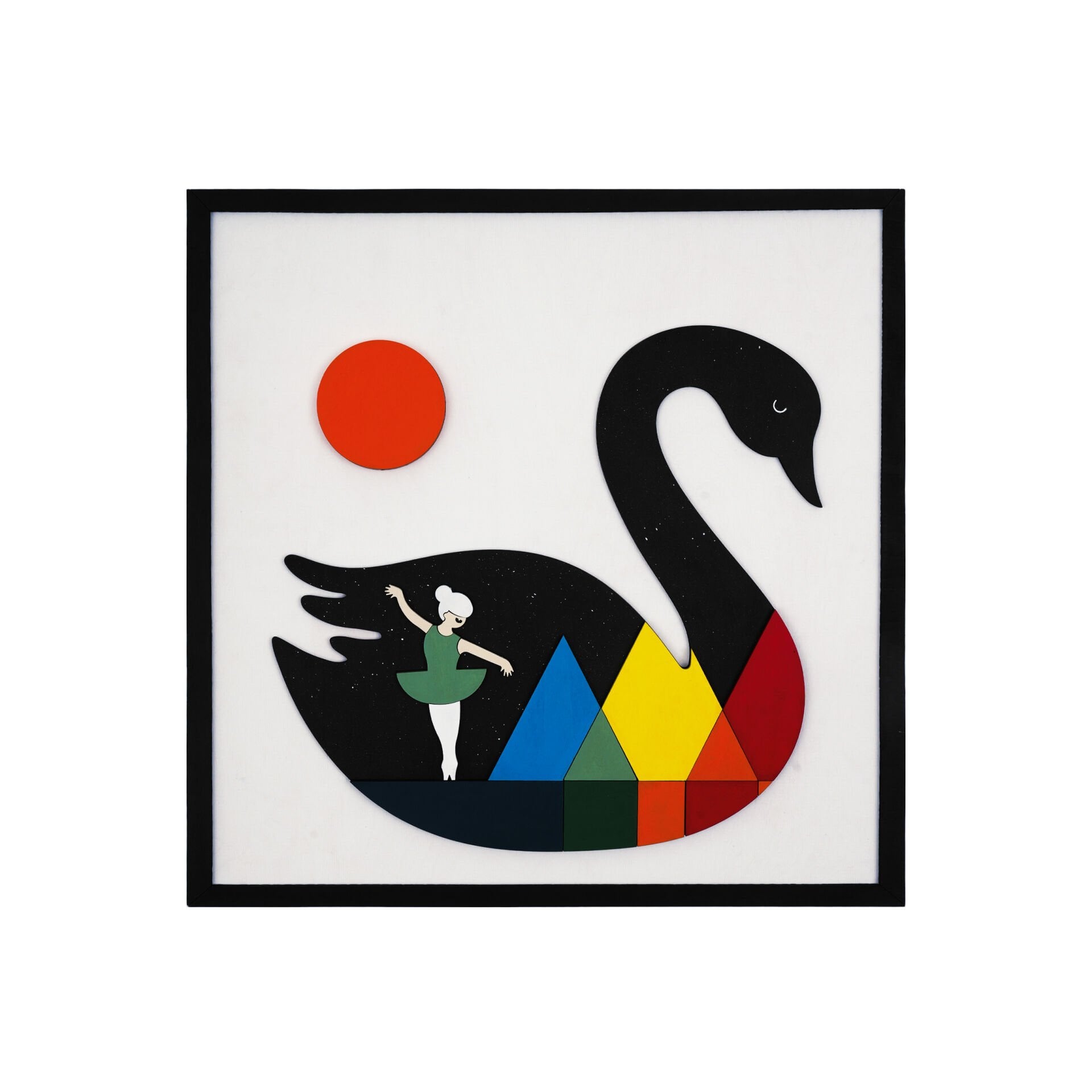 Swan ( Kuğu )  / Katmanlı Ahşap Tablo