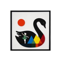 Swan ( Kuğu )  / Katmanlı Ahşap Tablo