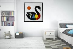 Swan ( Kuğu )  / Katmanlı Ahşap Tablo