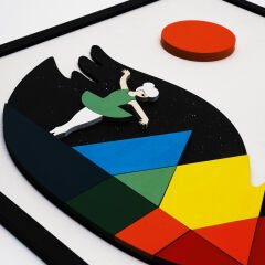 Swan ( Kuğu )  / Katmanlı Ahşap Tablo