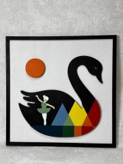 Swan ( Kuğu )  / Katmanlı Ahşap Tablo