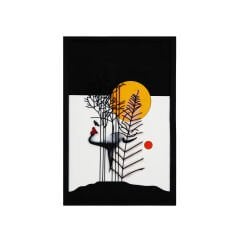 Woman&Leaf / Katmanlı Ahşap Tablo