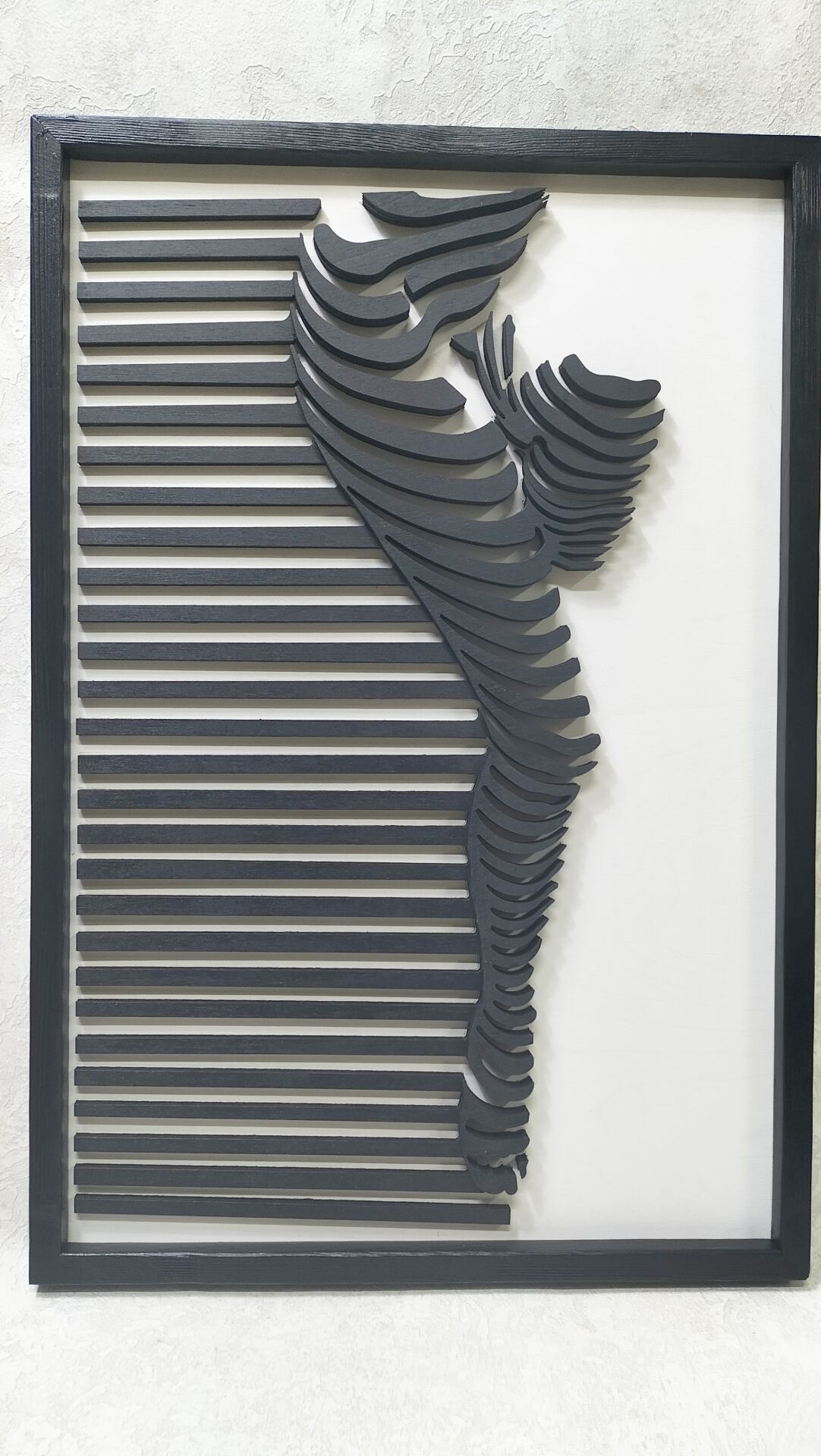 Line Women ( Çizgi kadın )  / Katmanlı Ahşap Tablo