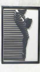 Line Women ( Çizgi kadın )  / Katmanlı Ahşap Tablo