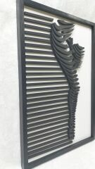 Line Women ( Çizgi kadın )  / Katmanlı Ahşap Tablo