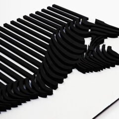 Line Women ( Çizgi kadın )  / Katmanlı Ahşap Tablo