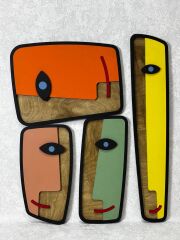 Mask 06 / Katmanlı Ahşap Tablo