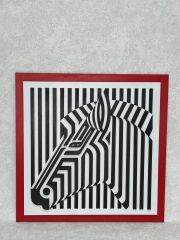 Zebra / Katmanlı Ahşap Tablo