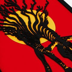 Savana Zebra  / Katmanlı Ahşap Tablo