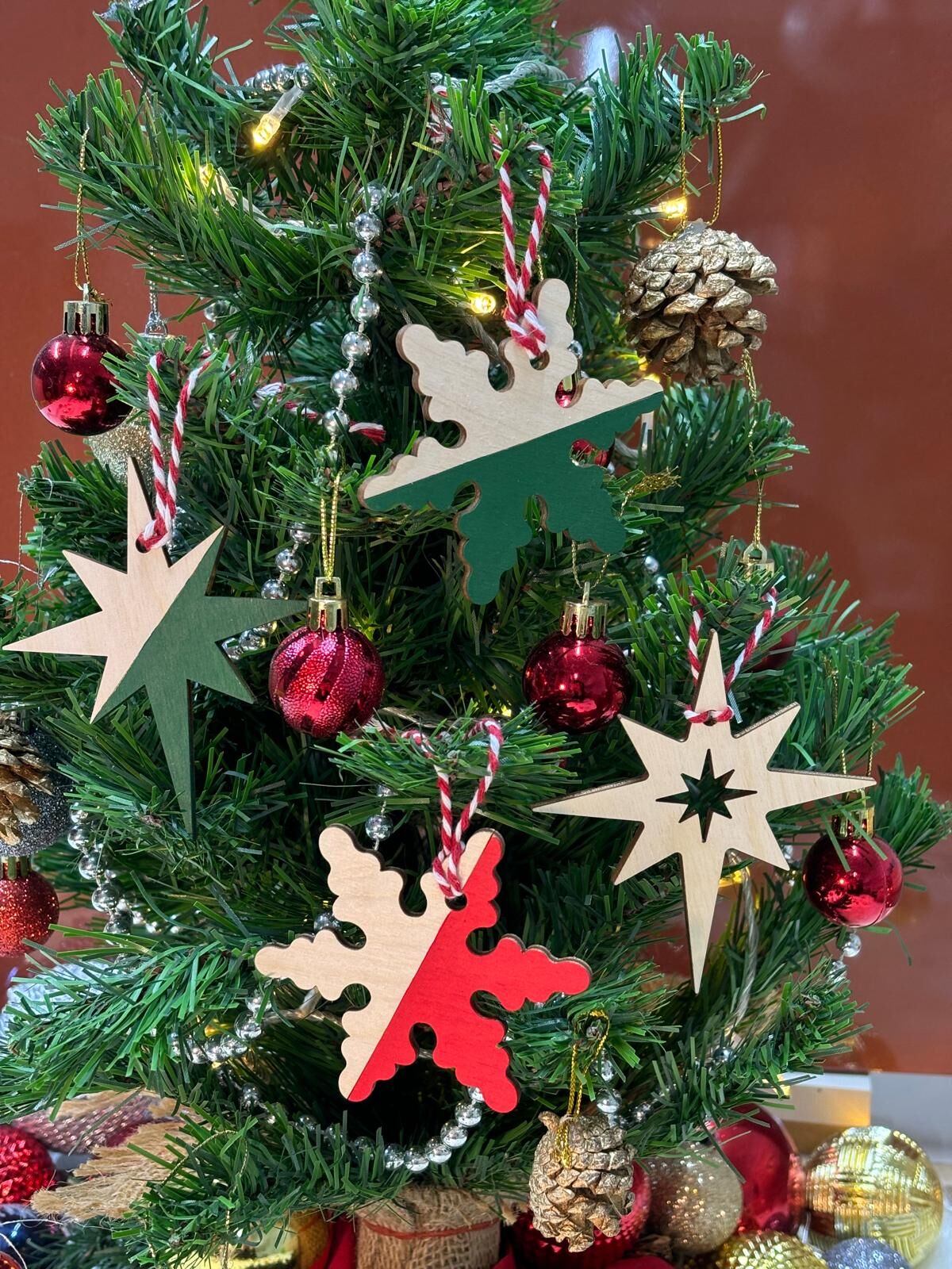 Yılbaşı Ağaç Süsü 4 lü - Set 03