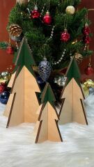 Yılbaşı Ağaç Obje 3lü Set 03