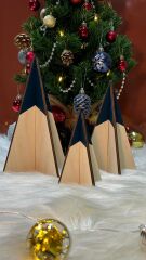 Yılbaşı Ağaç Obje 3lü Set 05