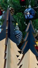 Yılbaşı Ağaç Obje 3lü Set 07