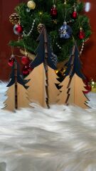 Yılbaşı Ağaç Obje 3lü Set 07