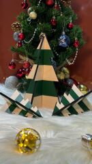 Yılbaşı Ağaç Obje 3lü Set 08