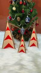 Yılbaşı Ağaç Obje 3lü Set 09